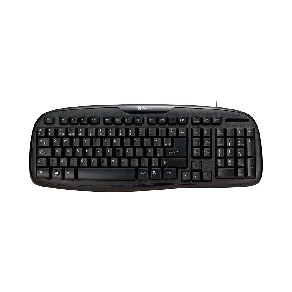 fastrax_642_6a56625f74a50.jpg TECLADO KLIP USB KKS-050S ESTANDAR ESP/ NEGRO - Imagen 1