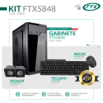 GABINETE KIT FTX5848 500W+ MOUSE+TECLADO MULTIMEDIA+SPEAKER/ ESPAÑOL