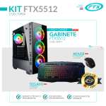GABINETE KIT GAMER FTX5512 600W+ MOUSE+ TECLADO/4FAN RGB/VIDRIO TEMPLADO/ESPAÑOL - Imagen 2