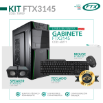 GABINETE KIT FTX3145 500W+ MOUSE+ TECLADO MULTIMEDIA+ SPEAKER/ ESPAÑOL
