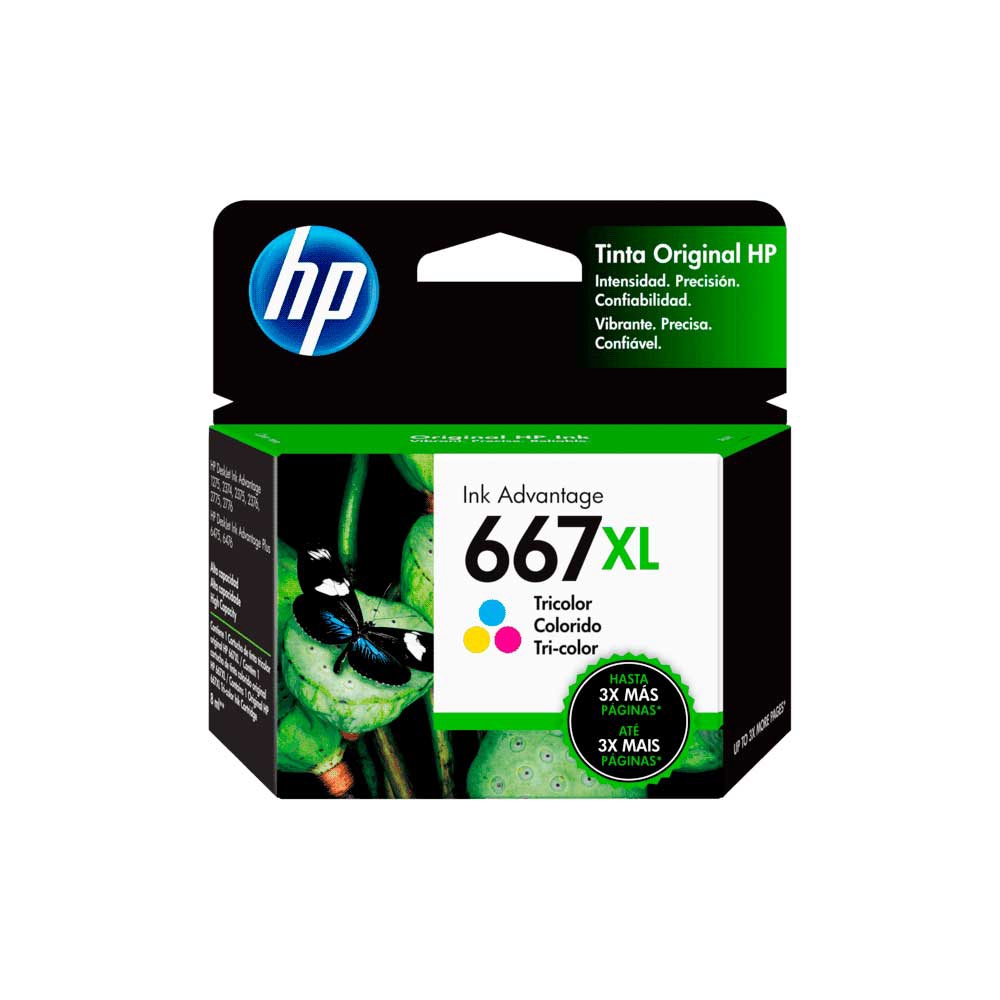 fastrax_74735_6a55d5d6b8f8f.jpg TINTA HP 667XL COLOR 3YM80AL DJ 2775 8ML - Imagen 1