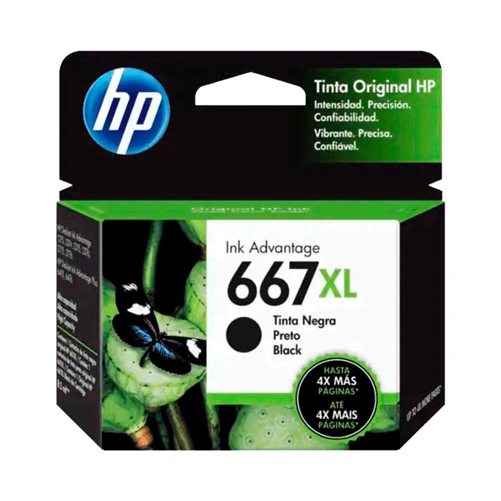 fastrax_74742_6a502d3bd255c.jpg TINTA HP 667XL NEGRO 3YM81AL 8.5ML - Imagen 1