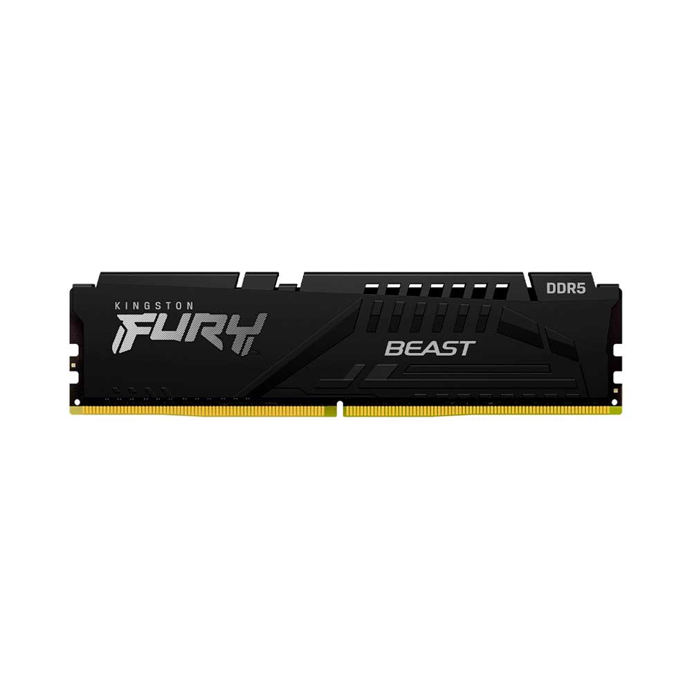 fastrax_78351_6a4e412fb449c.jpg MEMORIA RAM DDR5 16GB 5200 KINGSTON FURY BEAST BK KF552C40BB-16 - Imagen 1