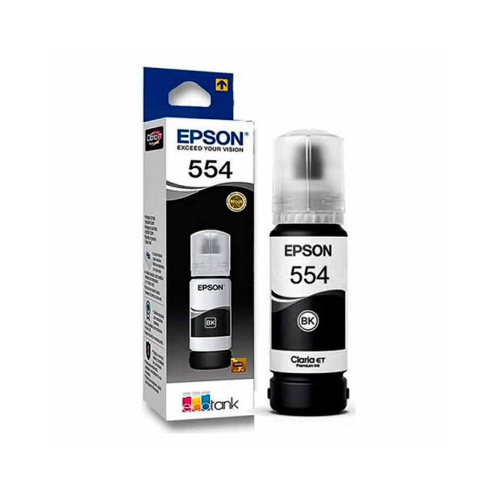 fastrax_85663_6a4fbd100a33b.jpg TINTA EPSON T554 120 NEGRO L81XX T554120-AL 70ML - Imagen 1