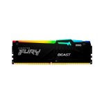 MEMORIA RAM DDR5 16GB 5600 KINGSTON FURY BEAST BK KF556C40BBA-16 RGB XMP