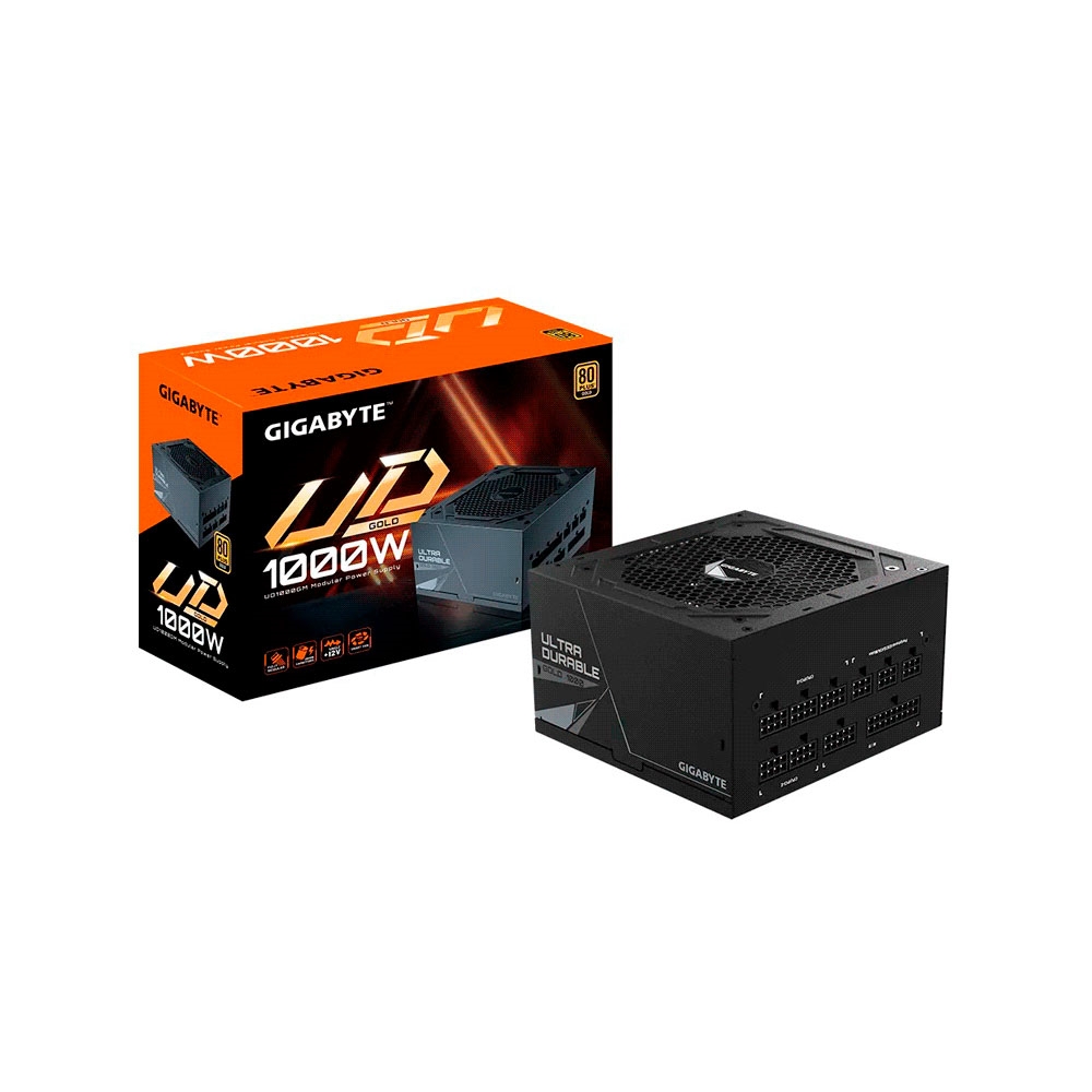 fastrax_92364_6a517ee16f326.jpg FUENTE GIGABYTE 1000W 80PLUS GOLD FULL MODULAR GP-UD1000GM PG5 - Imagen 1