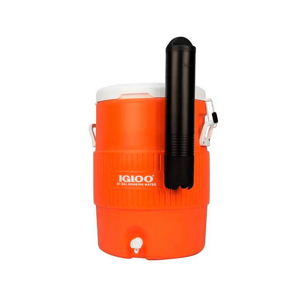 fastrax_93330_6a55132bcc8eb.jpg CONSERVADORA IGLOO 37.8 LITROS C/ASIENTO DISP.VASO 42021 NARANJA - Imagen 1