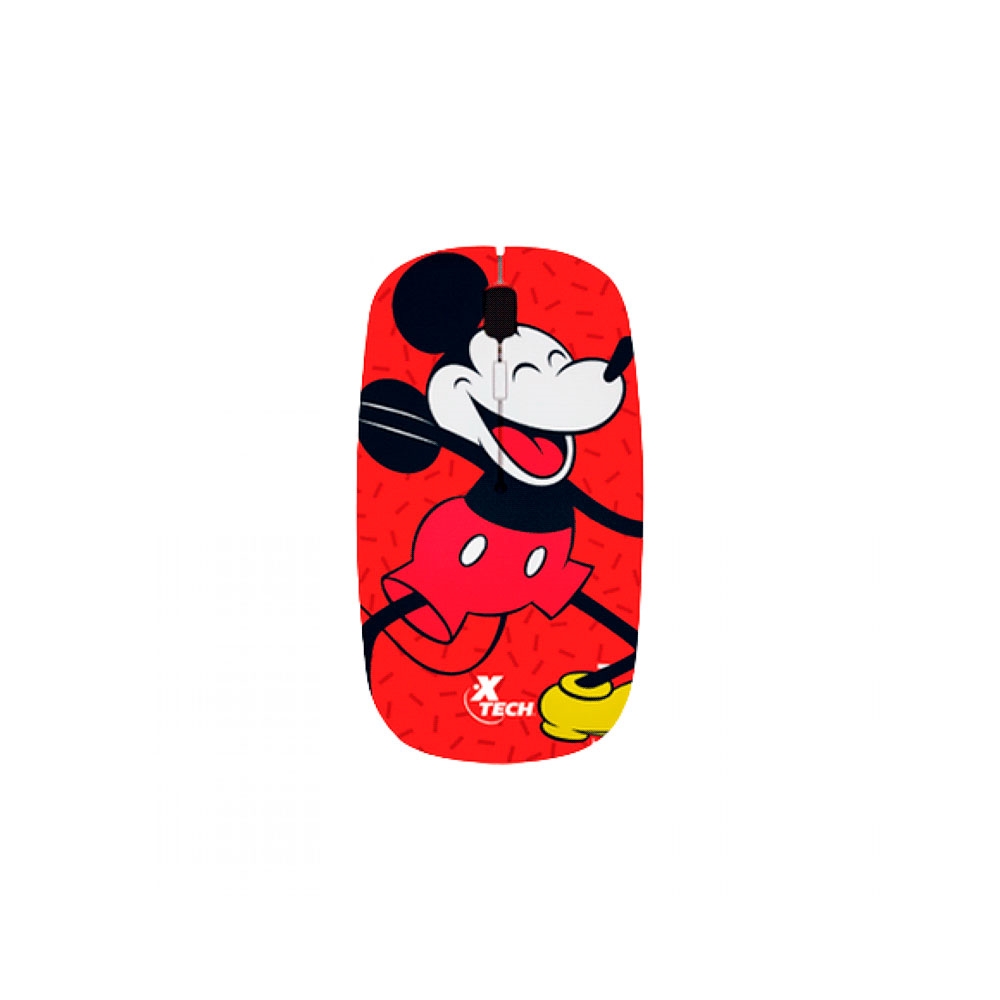 fastrax_94047_6a561c0e3f19e.jpg MOUSE XTECH WIRELESS XTM-D340MK MICKEY MOUSE XTECH 1600DPI/4 BOT/ROJO - Imagen 1