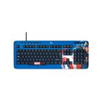 TECLADO XTECH USB XTK-M401CA CAPITAN AMERICA ESP/AZUL/MULTIMEDIA