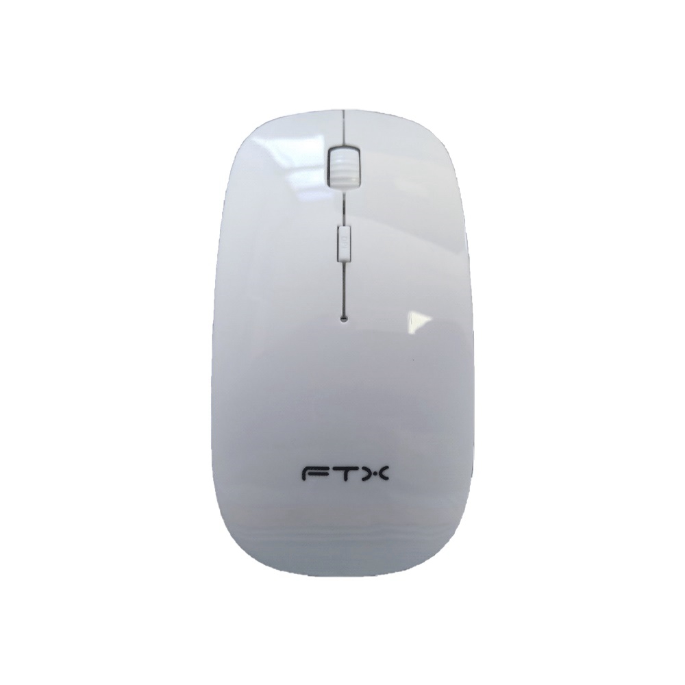 fastrax_95341_6a6d37ee1e165.jpg MOUSE FTX WIRELESS FTXM132 1600DPI/4 BOTONES BLANCO - Imagen 1