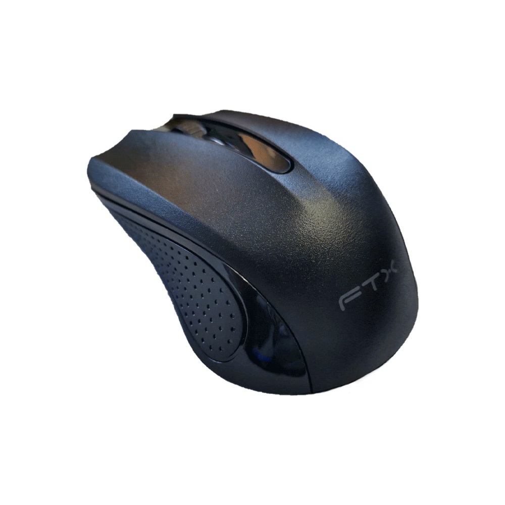 fastrax_95358_6a6d37f466eee.jpg MOUSE FTX WIRELESS FTXM153 1200DPI/2 BOTONES NEGRO - Imagen 1
