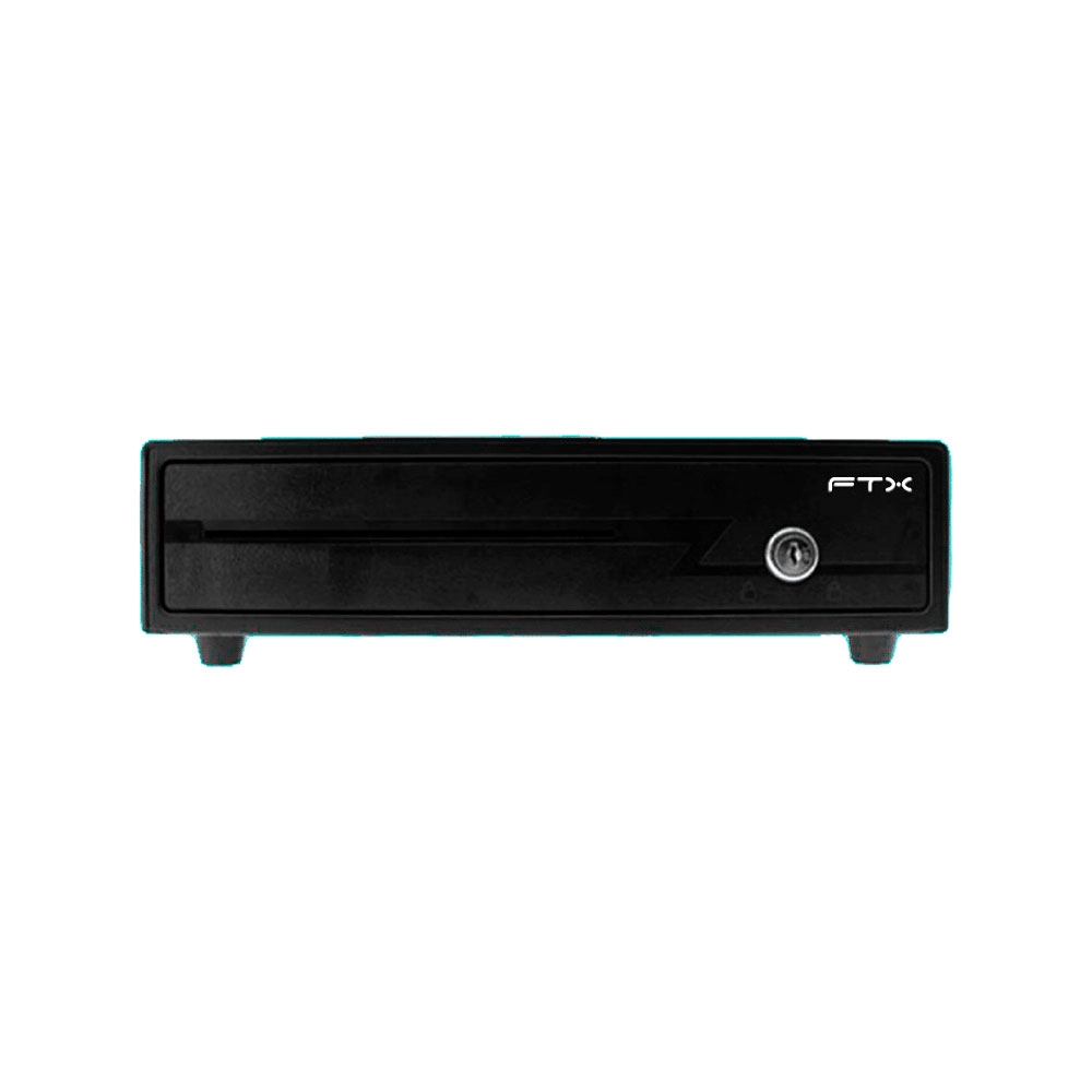 fastrax_98816_6a6d3804ae655.jpg CAJA DE DINERO FTX LAS-335 ACERO RJ11/4B/5M/1R 335MM X 360MM X 80MM - Imagen 1