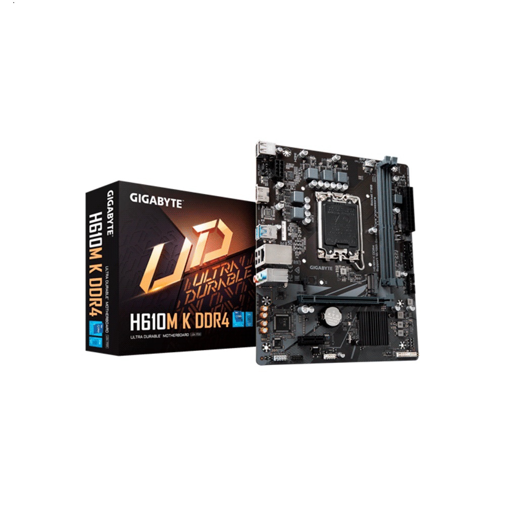 fastrax_98939_6a5654945d051.jpg PLACA MADRE GIGABYTE 1700 H610M K DDR4 S/R/HDMI/M2/USB3.2/MATX - Imagen 1