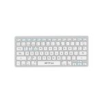 TECLADO FTX BLUETOOTH FTXB1000 ULTRA SLIM ESP/PLATA