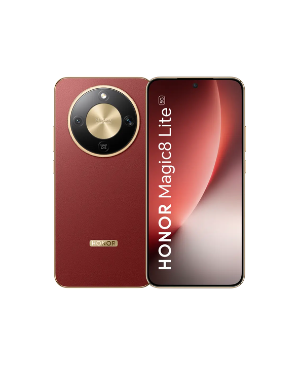 honor_magic8_lite_5g_rojo_Frontback Honor Magic 8 lite 5G 8GB + 512GB - Imagen 1