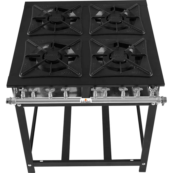 108725__600__600__COCINA-KENOK-4-QUEMADORES-BAJA-PRESION-FBEC4B-311 KENOK COCINA PERFIL 7 30X30 4B 4D - Imagen 1