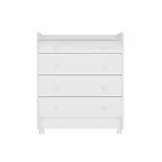 COMODA ABBA C/CAMBIADOR 2523 QMOVI BLANCO