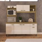 KIT COCINA 6 PUERTAS 1 CAJON SEVILHA INDÉKES CASTANI | OFF WHITE - Imagen 4