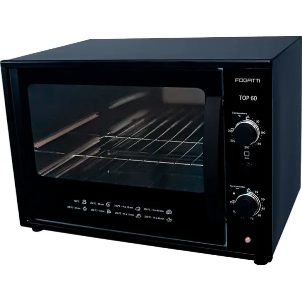 MKP002807__600__600__HORNO-ELECTRICO-TOP-60-60L-BLACK-FOGATTI-NEGRO HORNO ELECTRICO TOP 60 60L BLACK FOGATTI NEGRO - Imagen 1