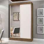 ROPERO ZAPATERA GEORGIA 2 PUERTAS DESLIZANTES C/ ESPEJO JA JE/OW ABBA - Imagen 2