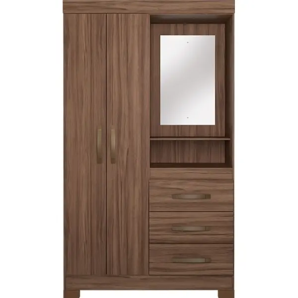 MKP034018__600__600__ROPERO-2-PUERTAS-3-CAJONES-C--ESPEJO-NT5170-NOTAVEL-NOGAL-TREND-ABBA ROPERO 2 PUERTAS 3 CAJONES C/ ESPEJO NT5170 NOTAVEL NOGAL TREND ABBA - Imagen 1