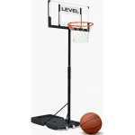 ARO DE BASKETBALL LEVEL ALTURA REGULABLE 3.05M + PELOTA