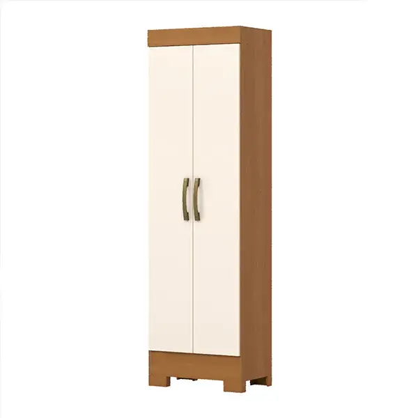Multiuso-2-Puertas-B387-Cinamomo-Off-White-Inclinado-Abba-Muebles ROPERO 2P MULTIUSO B387 HENN CINAMOMO/OFF WHITE - Imagen 1