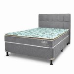 SOMIER LETTO MAS 140 BA+CO+CA ABBA GRIS - Imagen 3