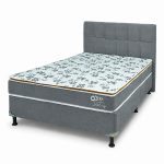 SOMIER LETTO MAS 140 BA+CO+CA ABBA GRIS - Imagen 4