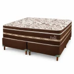 SOMIER RECREARE S EURO 180 BA+CO ABBA MARRON