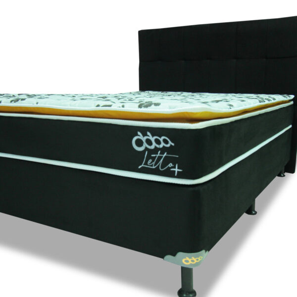 Somier-Abba-Letto-Negro-Liso-Detalle-4-Abba-Muebles-600x600 SOMIER LETTO MAS 140 BA+CO ABBA NEGRO - Imagen 1
