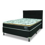 SOMIER LETTO MAS 140 BA+CO ABBA NEGRO - Imagen 3