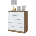 Cómoda Bala de Menta Rústico Blanco