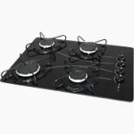 COCINA ANAFE ABBATEC COOKTOP 4 HORNALLAS POP BRASLAR NEGRO