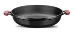 OLLA DISCO ALTO DE HIERRO MTA CON TAPA DE VIDRIO NEGRO - Imagen 2