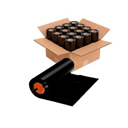 RIBBON FTX PARA ETIQUETA DE 4" 110MM X 74M  CERA POR 60 UNIDADES RBBK110074