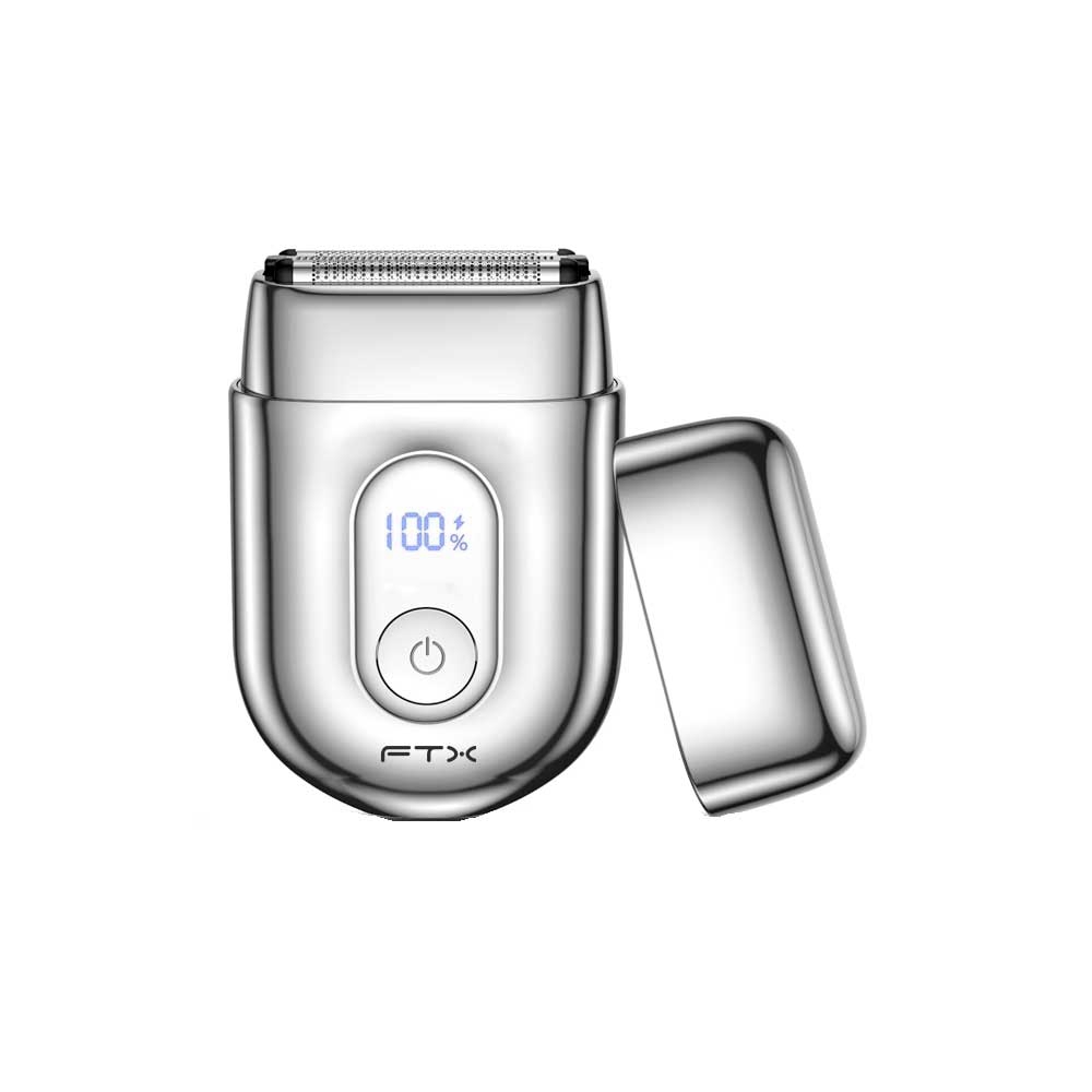 fastrax_131544_6a6d91dee27ea.jpg AFEITADORA INALAMBRICA FTX IPX6/RECARGABLE/LED/USB-C PLATA ESH-100 - Imagen 1