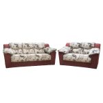 SOFA NOBILE CANCUN 869/876 BORDO FLORAL 10142)