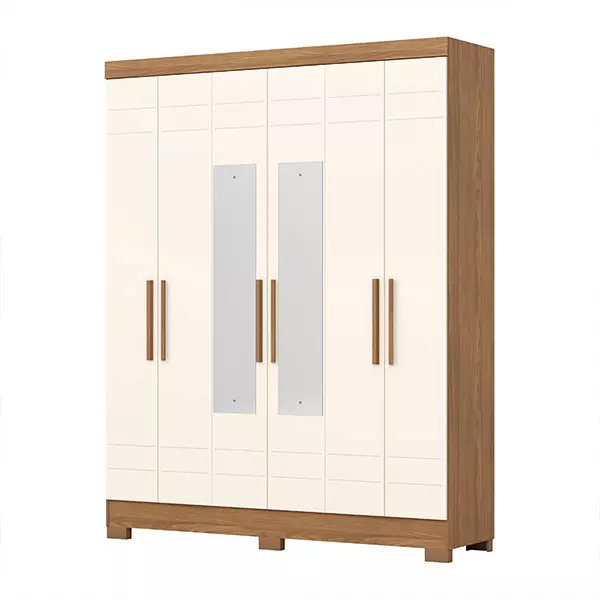 henn-placares-y-roperos-de-melamina-ropero-6-puertas-con-espejo-be384-henn-nature-off-white-1-1-1761222754.jpg Ropero 6 Puertas Con Espejo Be384 Henn Nature | Off White - Imagen 1