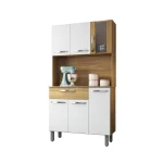Kit Cocina Abba 920 6 Puertas 1 Cajón Paris Fiorello Freijo | Blanco - Imagen 2