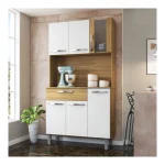 Kit Cocina Abba 920 6 Puertas 1 Cajón Paris Fiorello Freijo | Blanco