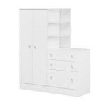 ROPERO 2P 3GAV 4070 C/ COMODA QMOVI BC - Imagen 2