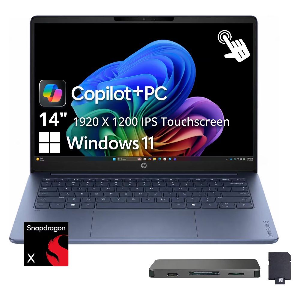 notebook-hp-omnibook-3-14-snapdragon-x-16-gb-1-tb-ssd-starlit-blue_001 Notebook HP OmniBook 3 14" Snapdragon X 16 GB 512 GB SSD - Starlit Blue - Imagen 1