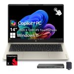 Notebook HP OmniBook 3 14" Snapdragon X 16 GB 512 GB SSD - Starlit Blue - Imagen 4