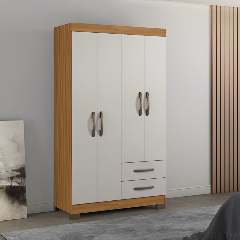 Ropero Notável NT5005 4 Puertas - Freijo Tred/Off White - Imagen 1
