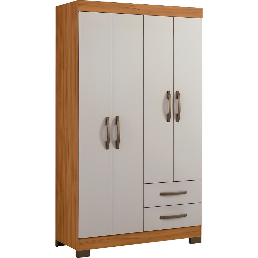 Ropero Notável NT5005 4 Puertas - Freijo Tred/Off White - Imagen 2