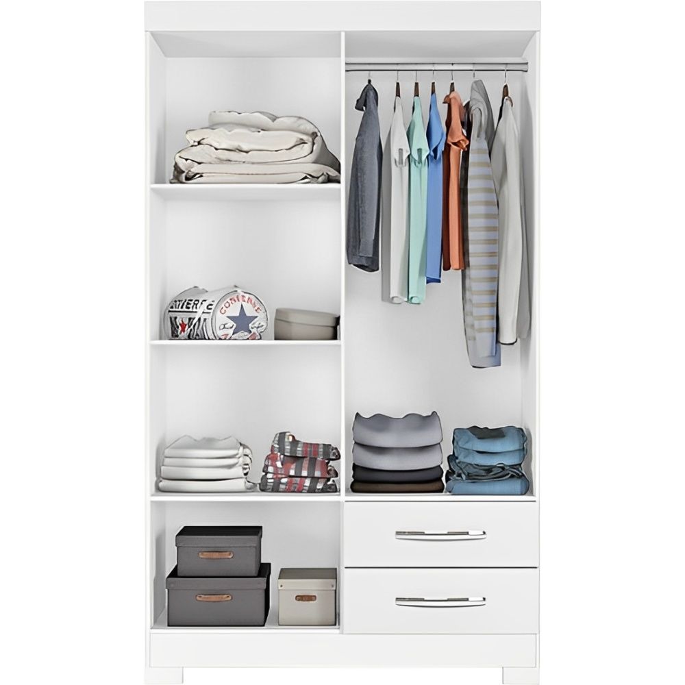 Ropero Notável NT5005 4 Puertas - Freijo Tred/Off White - Imagen 3