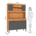 KIT COCINA LAURA 120CM 8 PUERTAS - Imagen 5