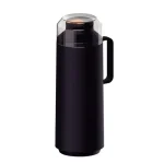 TERMO PLASTICO NEGRO CON AMPOLLA DE VIDRIO 1LT EXATA - Imagen 2