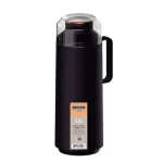TERMO PLASTICO NEGRO CON AMPOLLA DE VIDRIO 1LT EXATA